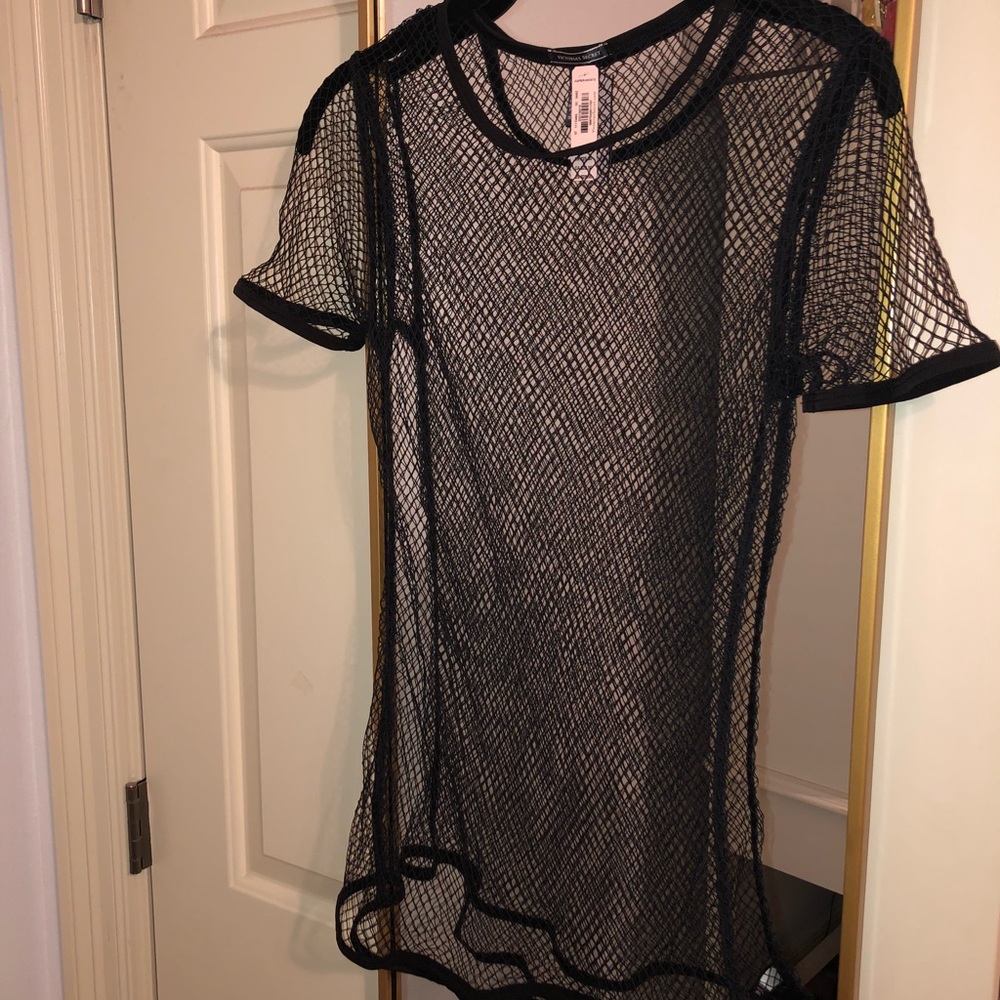 Victoria’s Secret Black Mesh/Fishnet Top